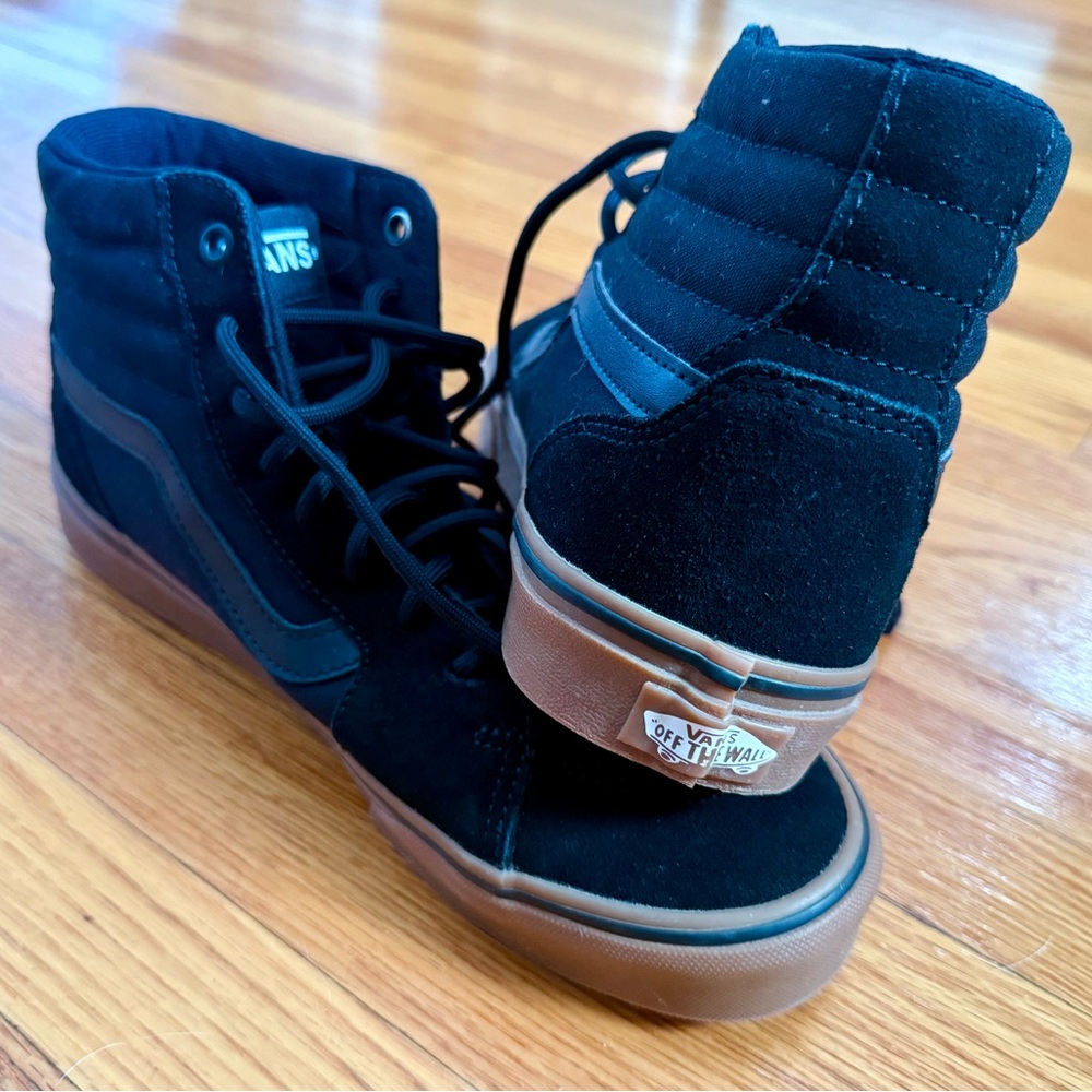 Vans Black and Brown High-Tops